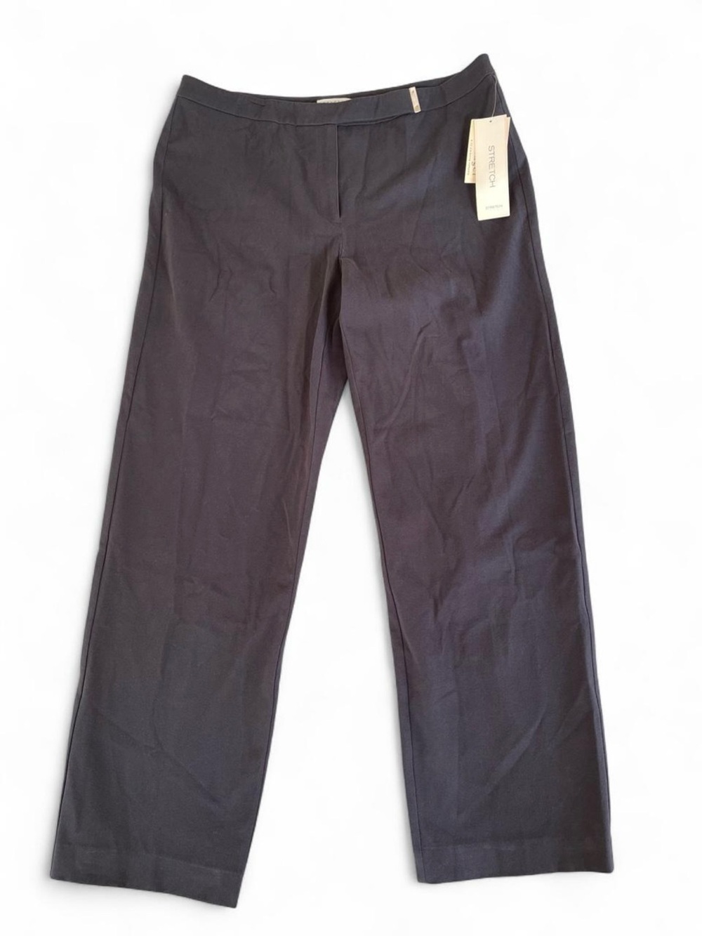 Villager By Liz Claiborne Stretch Off Navy Stretch Trousers Size 16